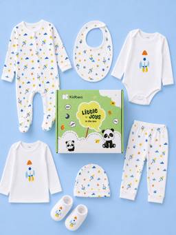 Kidbea - Newborn Baby 7-Piece Clothing Gift Set