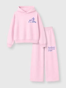 Napchief - Girls Pink Floss Co-Ord Set