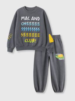 Napchief - Kids Unisex Mac 'n Cheese Club Co-Ord Set