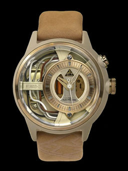 THE ELECTRICIANZ - NOMAD Z Analog Nightlight Beige Round Dial Mens Watch - ZZ-A1C/09-CLK