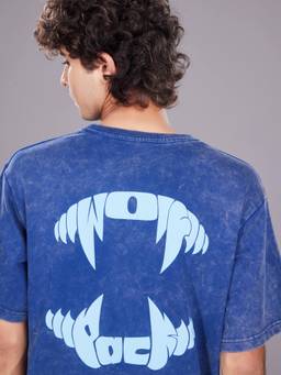TeenTrums - Boys Blue Cotton T-shirt