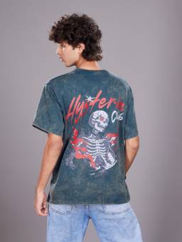 TeenTrums - Boys Olive Cotton T-shirt