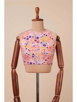 Dressfolk - Yutika Pink Stitched Blouse