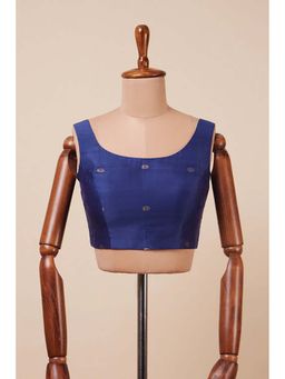 Dressfolk - Marika Blue Stitched Blouse