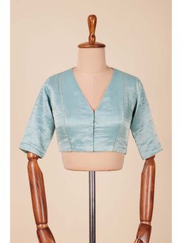 Dressfolk - Nirupama Blue Stitched Blouse