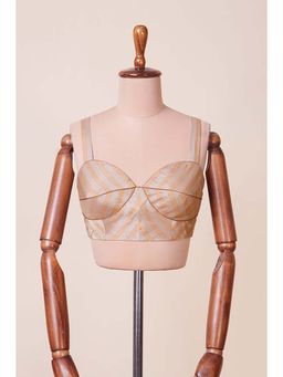 Dressfolk - Shanaya Gold Stitched Blouse