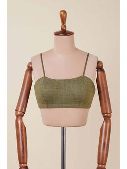 Dressfolk - Smriti Olive Stitched Blouse
