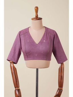 Dressfolk - Raag Mauve Stitched Blouse