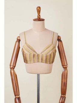 Dressfolk - Oriana Gold Stitched Blouse