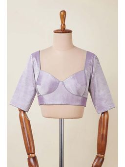 Dressfolk - Pankhuri Lavender Stitched Blouse
