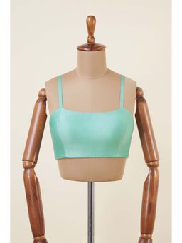Dressfolk - Aquamarine Aqua Stitched Blouse