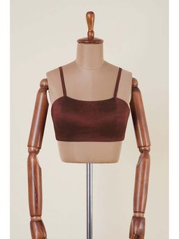 Dressfolk - Maithili Maroon Stitched Blouse