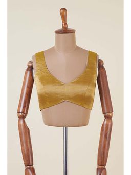 Dressfolk - Vedhya Yellow Stitched Blouse