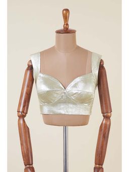 Dressfolk - Aaravi Silver Stitched Blouse