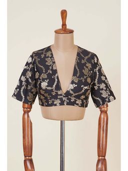 Dressfolk - Safeena Black Stitched Blouse