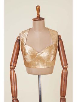 Dressfolk - Shashi Gold Stitched Blouse