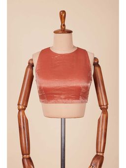 Dressfolk - Rithya Orange Stitched Blouse