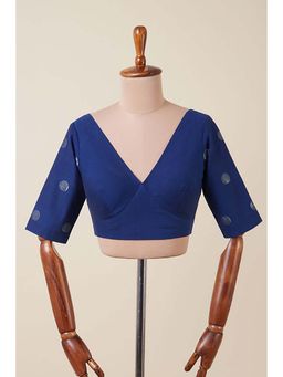 Dressfolk - Syahee Blue Stitched Blouse