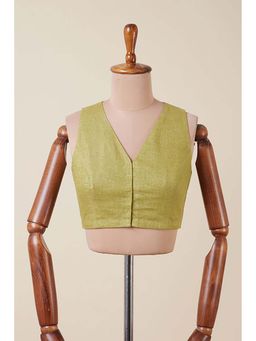 Dressfolk - Vasanti Green Stitched Blouse