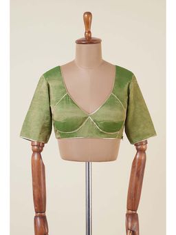 Dressfolk - Prisha Green Stitched Blouse