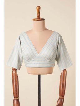 Dressfolk - Tripti Aqua Stitched Blouse