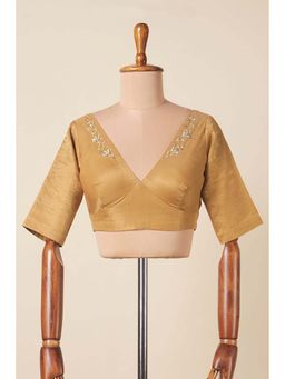 Dressfolk - Suri Gold Stitched Blouse