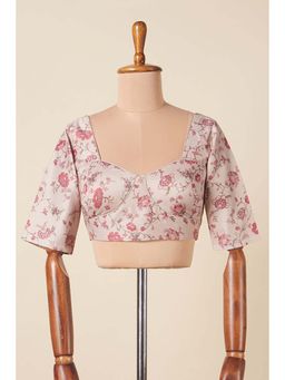 Dressfolk - Myra Beige Stitched Blouse