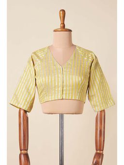Dressfolk - Lavi Yellow Stitched Blouse