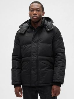 GAP - Black Men Polyester Hooded Jacket