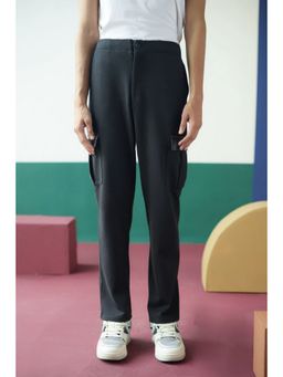 Muvazo - Phantom Black Men Solid Cargo