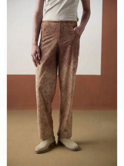Muvazo - Acidic Corduroy Brown Trouser