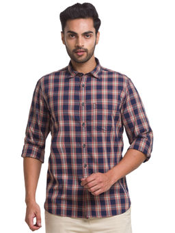ColorPlus - Dark Brown Casual Shirt