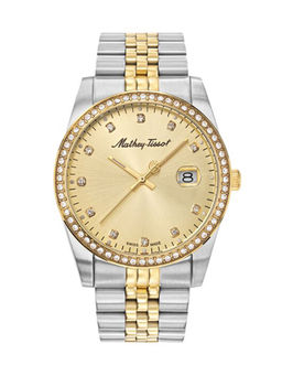 Mathey-Tissot - Gold Dial Analog Watch - H709BQDI
