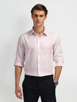 Arrow Newyork - Pink Manhattan Slim Fit Cotton Shirt