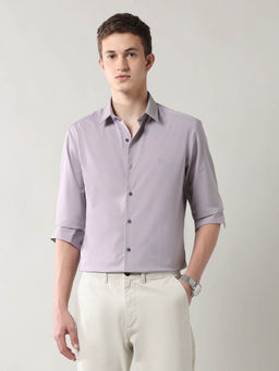 Arrow Newyork - Lavender Brooklyn Ultra Slim Fit Twill Shirt