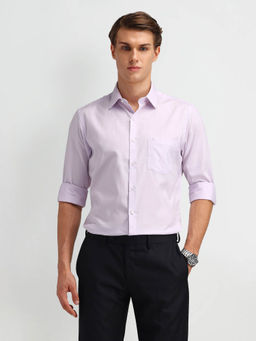 Arrow - Lavender Liberty Classic Fit Cotton Shirt