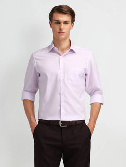 Arrow - Lavender Liberty Classic Fit Cotton Shirt