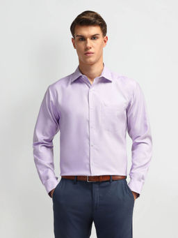 Arrow - Lavender Liberty Classic Fit Cotton Shirt