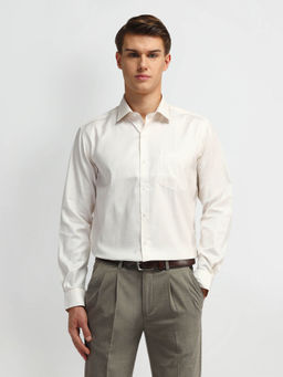 Arrow - Beige Manhattan Slim Fit Shirt