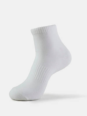 Buy Jockey 7106 Men Cotton Elastane Ankle Length Socks - White