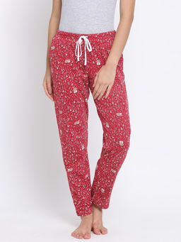 Kanvin - Womens Printed Pyjamas Pink