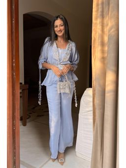 ISHA GUPTA TAYAL - Lavender Embroidered Co-Ord Set