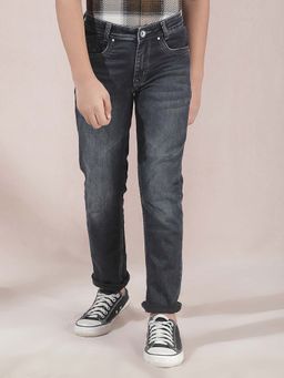 CRIMSOUNE CLUB - Boys Black Jeans