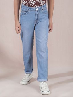 CRIMSOUNE CLUB - Boys Navy Blue Straight Jeans