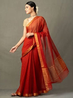 Fabindia - Cotton Mangalgiri Woven Sari