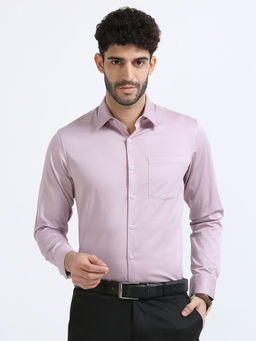THE FORMAL CLUB - Cambridge Giza Cotton Shirt In Lavender