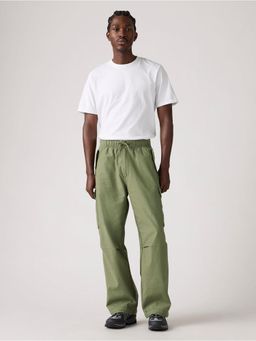 Levi's - Mens Green Baggy Fit Mid Rise Cargo Pant