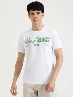 United Colors of Benetton - White Round Neck Typography T-Shirt