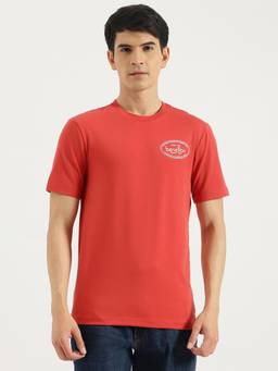 United Colors of Benetton - Red Round Neck Typography T-Shirt