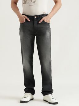 United Colors of Benetton - Solid Straight Fit Faded Knit Jeans
